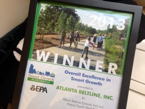 Atlanta Beltline wins EPA award